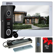 7-дюймовий Wi-Fi домофон з магнітним замком для вуличної установки SEVEN DP-7577 Rfid WP Kit (захист IP66 / IP68)