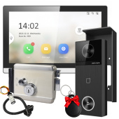 Беспроводной WiFi домофон с замком Hikvision DS-WF63-KV2R-EM Black (управление замком и воротами, дозвон на телефон)
