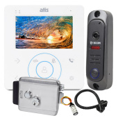 Домофон с электромеханическим замком для частного дома BCOM BD-480M Home Kit White