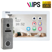 Комплект FHD IPS 7" відеодомофону та FHD панелі виклику SEVEN DP-7570 FHD KIT White