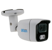 5Мп уличная IP PoE видеокамера со встроенным микрофоном SEVEN IP-7215PA PRO white (3,6 мм)