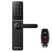 Розумний дверний біометричний замок SEVEN LOCK SL-7779BFW black (без врізної частини)
