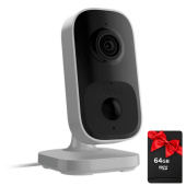 4Мп Wi-Fi камера відеоспостереження Ajax IndoorCam white з ІЧ-датчиком руху та вбудованим ШІ