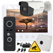 Wi-Fi видеодомофон с вызывной панелью и видеокамерой NeoLight NeoKIT Cam/Bul WF (управление с телефона и запись видео)