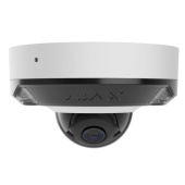 5Мп IP камера відеоспостереження Ajax DomeCam Mini HL white (2.8мм) з мікрофоном, можливостями ШІ та гібрідним підсвічуванням