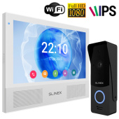 Wi-Fi видеодомофон с AI-детекцией движения и переадресацией вызова на мобильное приложение Slinex Sonik AI Kit white