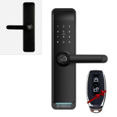 Умный дверной биометрический замок SEVEN LOCK SL-7767BFW black (со встроенным Wi-Fi, без врезной части)