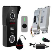 Комплект Wi-Fi видеопанели и электроригельного замка на пластиковые двери SEVEN SKD-KIT-ER6 (работает с Tuya Smart)