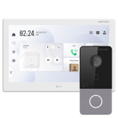 Премиум IP Wi-Fi 10" комплект Android видеодомофона HikVision DS-KH95-CR-KIT (дозвон и управление с телефона)