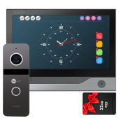 WiFi домофон та FHD відеопанель SEVEN DP-7578Kit Neo — дозвон на телефон, AI розпізнавання людей та запис відео