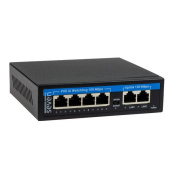 PoE коммутатор (switch) 4 порта SEVEN P-7324