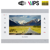 WiFi IPS відеодомофон із переадресацією викликів на смартфон Slinex SL-07N Cloud (white)