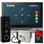 WiFi видеодомофон для частного дома с электромеханическим замком Seven WF AI Smart Kit — управление домофоном со смартфона