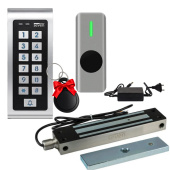 Магнитный замок на калитку с Wi-Fi кодовой клавиатурой SKD-KIT-EMG35 (уличный монтаж, управление с мобильного приложения Tuya)