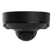 5Мп IP камера відеоспостереження Ajax DomeCam Mini HL black (2.8мм) з мікрофоном, можливостями ШІ та гібрідним підсвічуванням