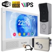 Wi-Fi видеодомофон с замком Slinex Sonik AI Home Kit white — интеллектуальная AI-детекция движения и переадресация вызова