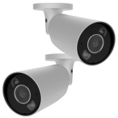 5Мп вуличне IP PoE відеоспостереження зі звуком та можливостями штучного інтелекту Ajax BulletCam-5MpHL-Kit white