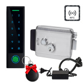 Біометричний NFC Bluetooth контроль доступу із електромеханічним замком SKD-KIT-EM15 (вуличний монтаж на хвіртку)