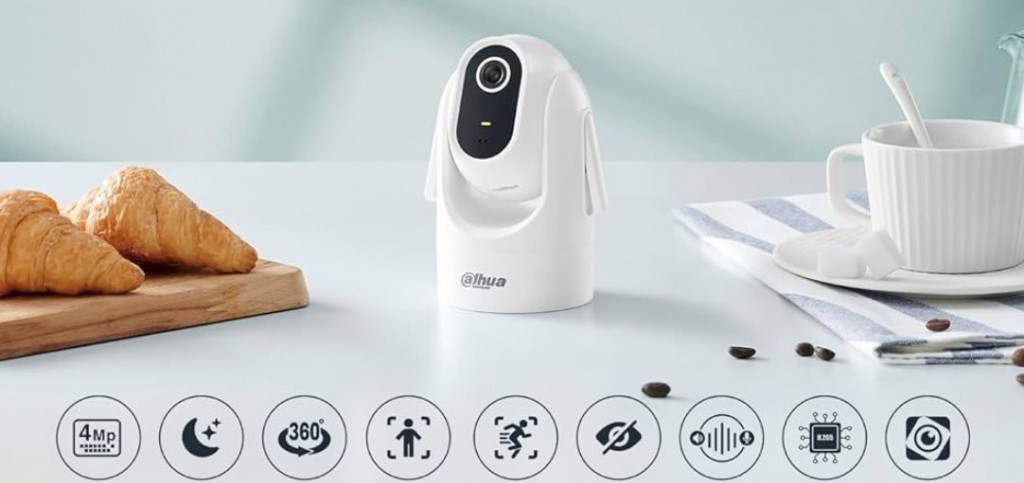 4Мп поворотна Wi-Fi PT камера Dahua DH-SD-H4C