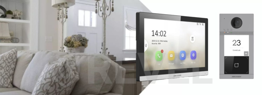 Wi-Fi відеодомофон для дому Hikvision DS-WF63-KV2R-KIT