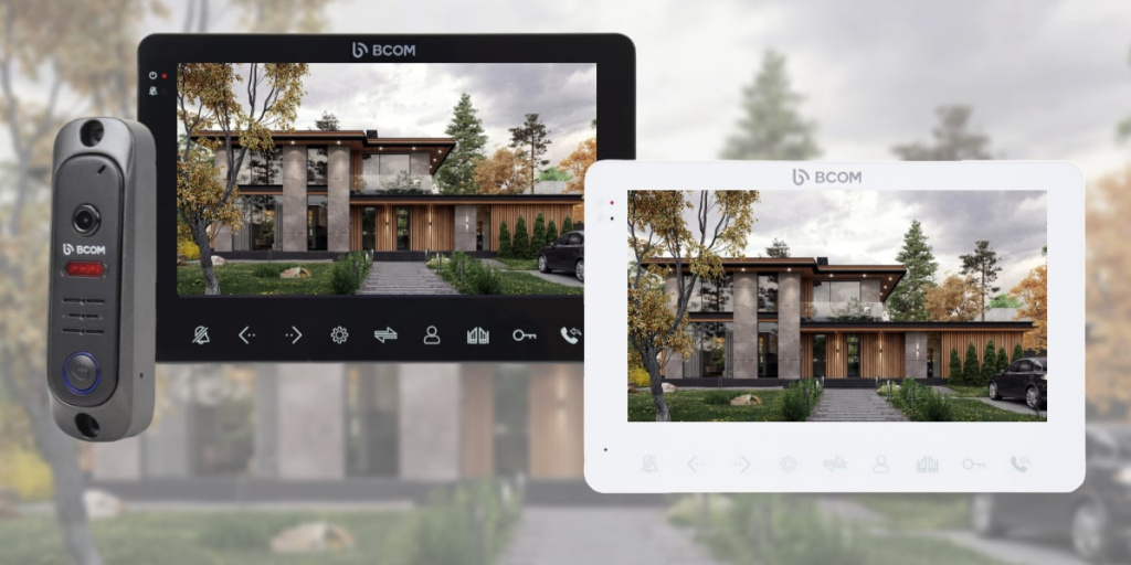 Видеодомофон для частного дома Bcom BD-780M Kit box (фото)