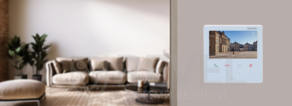 Відеодомофон Hikvision DS-KH6110-WE1