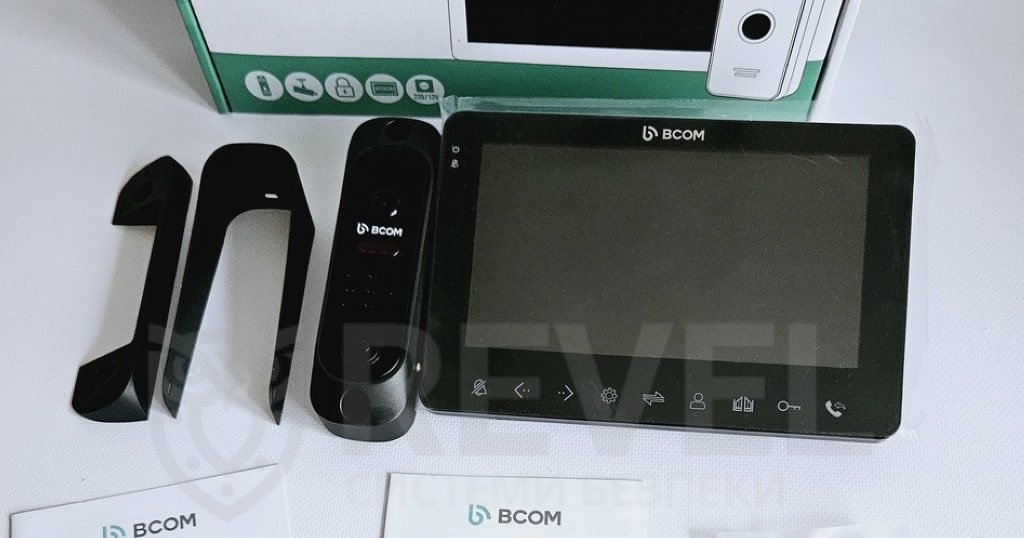 Комплект відеодомофону BCOM BD-780M White Kit box