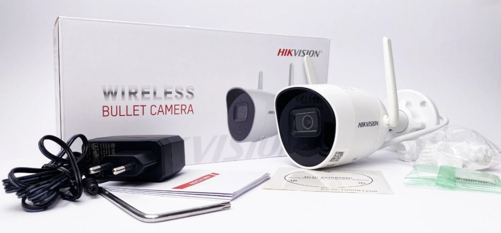 Бездротова вулична камера Hikvision DS-2CV2041G2-IDW W (2.8мм)