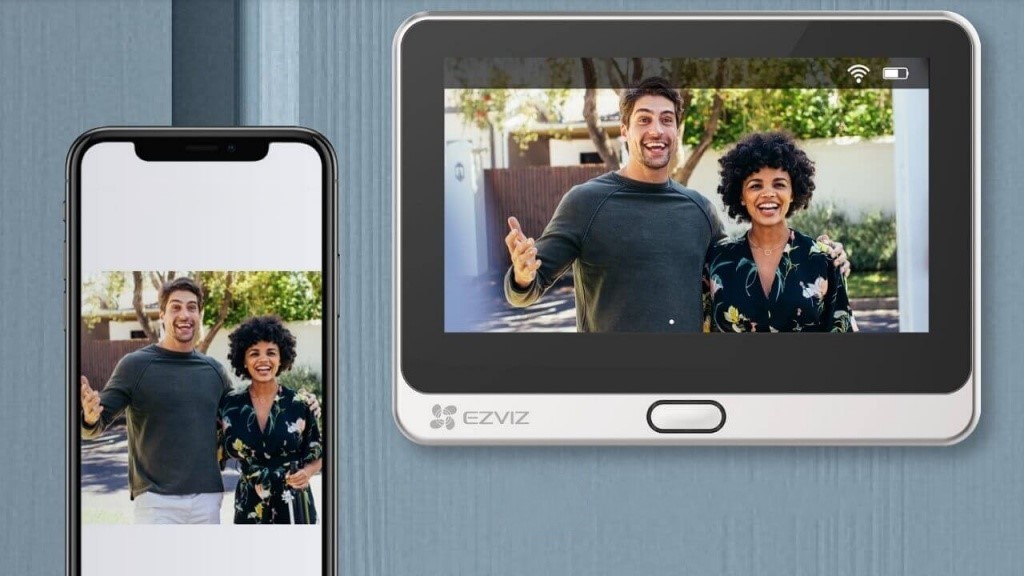 Ezviz DP2C повідомляє хто знаходиться за дверима (фото)