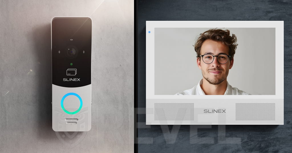 Преміальний комплект Wi-Fi відеодомофону Slinex Sonik 7 AI