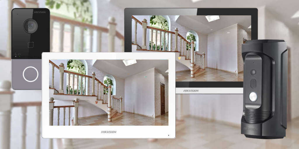 Бездротовий відеодомофон у квартиру HikVision Домофон з керуванням зі смартфона HikVision