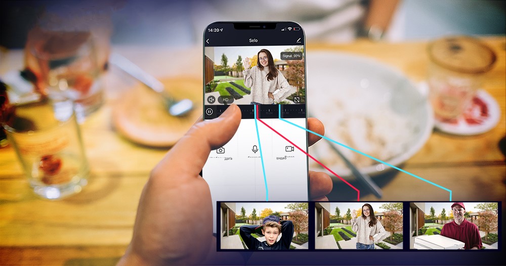 Запис та перегляд архиву з мобільного додатка NeoLight MEZZO Hybrid (фото)