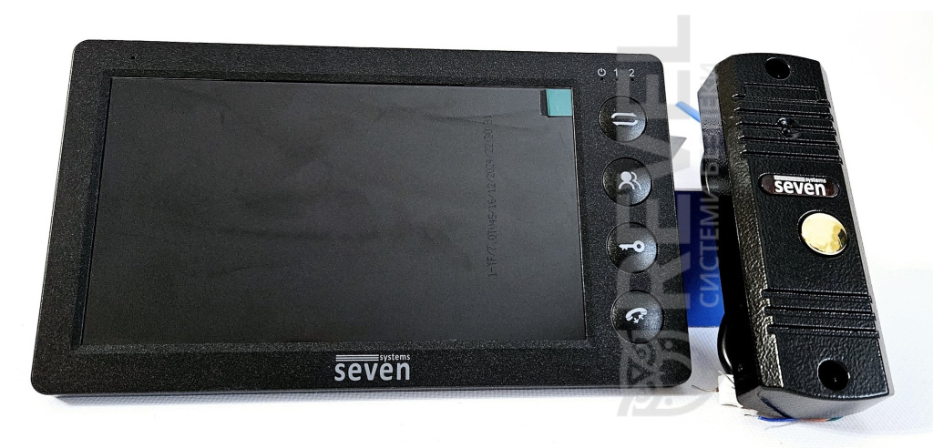 Відеодомофон Seven DP–7574 Kit (white)