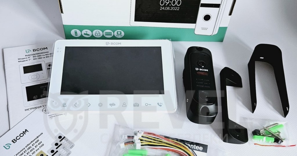Комплект відеодомофону BCOM BD-780M White Kit box
