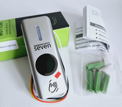 Wi-Fi видеодомофон 7 дюймов с электромагнитным замком для офиса SEVEN DP–7576 Office Kit (white / black) Wi-Fi видеодомофон 7 дюймов с электромагнитным замком для офиса SEVEN DP–7576 Office Kit (white / black)