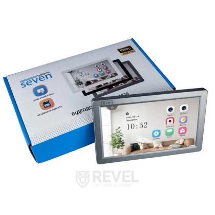 Комплект FHD IPS видеодомофона 7 дюймов и FHD панели вызова SEVEN DP-7570 FHD Kit Grey