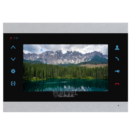 WiFi IPS видеодомофон с переадресацией вызовов на смартфон Slinex SL-07N Cloud (silver/black)