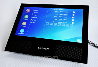 Wi-Fi видеодомофон с замком Slinex Sonik AI Home Kit black — интеллектуальная AI-детекция движения и переадресация вызова