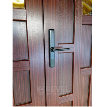 Умный дверной биометрический замок SEVEN LOCK SL-7762BF black (без врезной части)