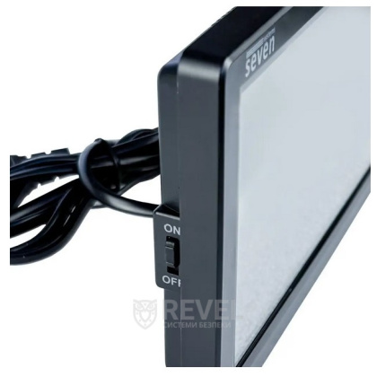 Домофон для частного дома с электромеханическим замком SEVEN DP-7570 FHD Home-Lock Black