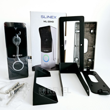 Комплект сенсорного 7" IPS FHD видеодомофона с детектором и записью Slinex KIT SQ-FHD (Black)