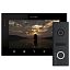 Комплект сенсорного 7" IPS FHD видеодомофона с детектором и записью Slinex KIT SQ-FHD (Black)