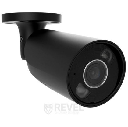 5Мп уличное IP PoE видеонаблюдение со звуком и возможностями искусственного интеллекта Ajax BulletCam-5MpHL-Kit black