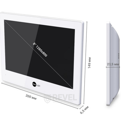 Беспроводной комплект видеодомофона NeoLight Alpha Hybrid IPW Kit Black (панель Optima IPW) — дозвон на телефон и запись видео