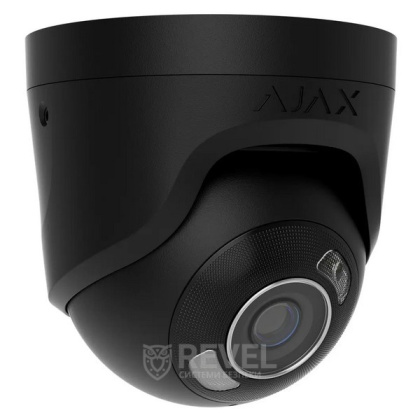 5Мп IP видеонаблюдение со звуком, детекцией и управлением с телефона Ajax TurretCam-5MpHL-Kit black
