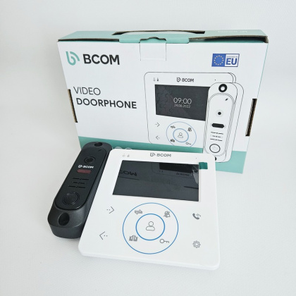 Видеодомофон 4 дюйма с записью видео и панель вызова BCOM BD-480M Kit White