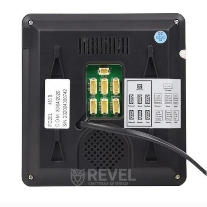 Комплект видеодомофона 4" и видеопанели BCOM BD-480M Kit (White / Black)