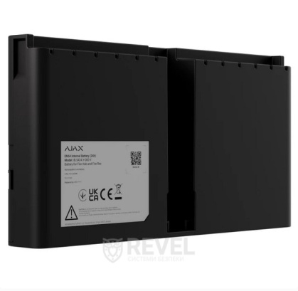 Перезарядная Li-ion батарея Ajax EN54 Internal Battery (24h) black для установки в EN54 Fire Hub / EN54 Fire ReX