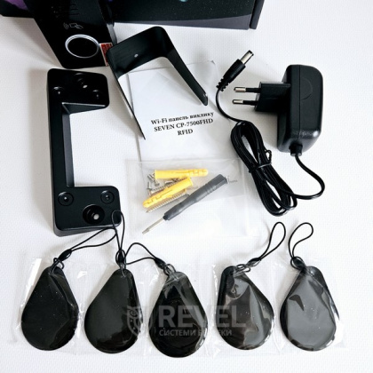 Комплект Wi-Fi видеопанели и электромагнитного замка SEVEN SKD-KIT-EMG14 (контроль доступа с управлением с телефона)