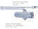 Доводчик дверей с ветровым тормозом RYOBI 2000 D-2005V SILVER